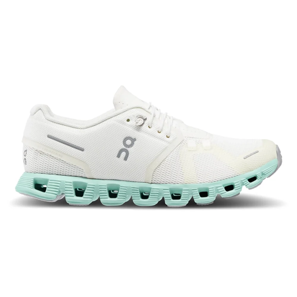 Men's On Cloud 5 Undyed, Undyed-White/Creek, 10 D Medium