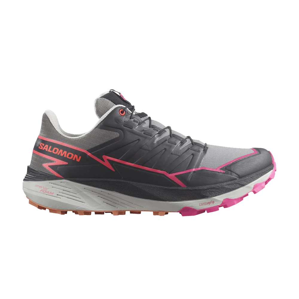 Men's Salomon Thundercross, Plum Kitten/Black/Pink Glo, 8.5 D Medium
