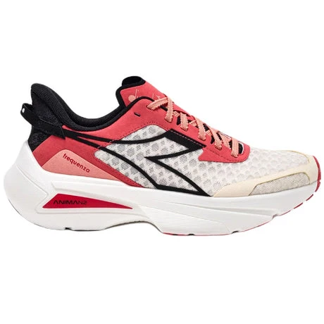 Women's Diadora Frequenza, Whisper White/Cayenne, 10.5 B Medium