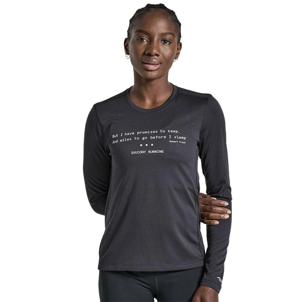 Women's Saucony Stopwatch Graphic Long Sleeve